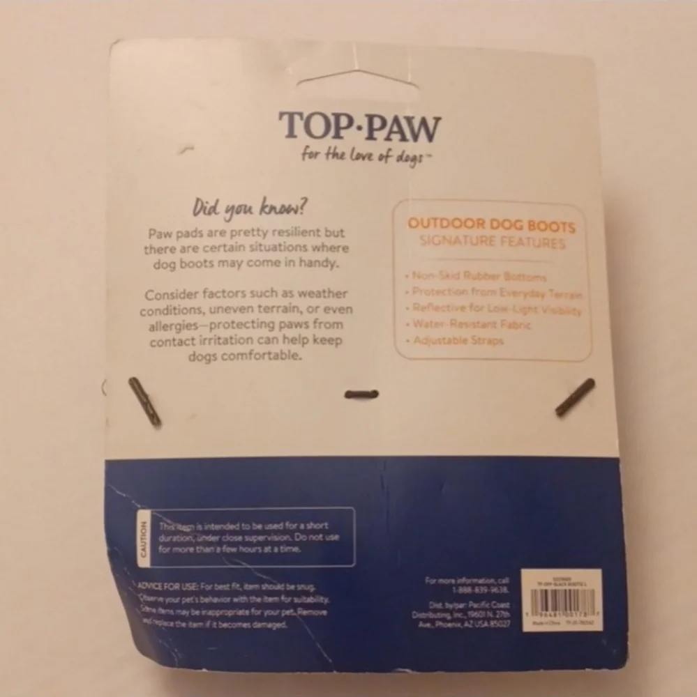 NEW Top Paw outdoor dog boots sz L